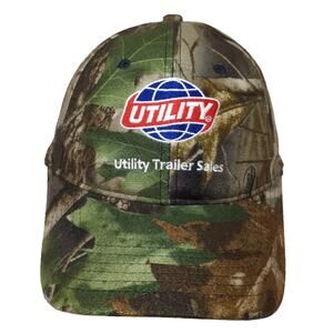 Utility Trailer Sales Strapback Baseball Cap Multicolor One Size Camo Branding